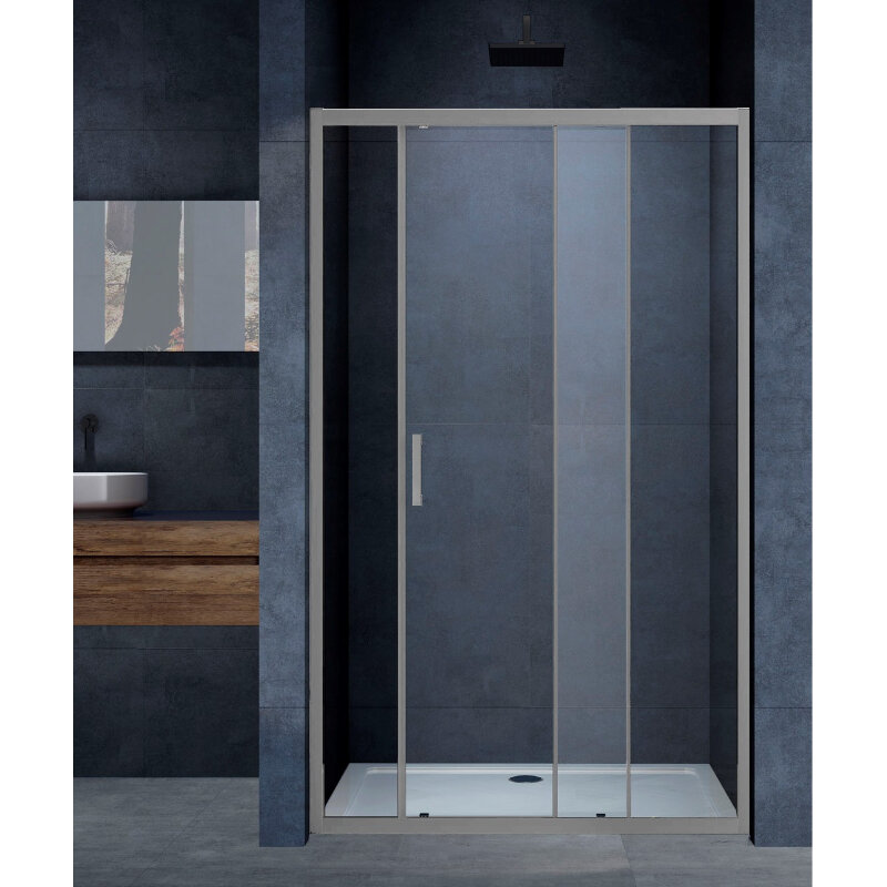 Изображение товара Душевая дверь Vincea Alpha VDS-3AL110CLGM 110 см раздвижная прозрачное стекло