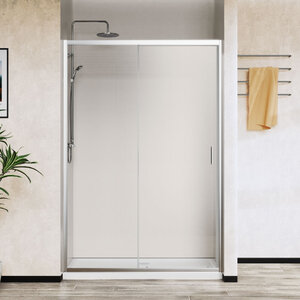 Изображение товара Душевая дверь Vincea City VDS-5CT130CL, 130 см, стекло прозрачное, профиль хром