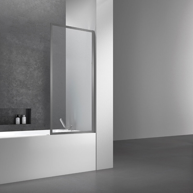 Изображение товара Душевая шторка Vincea VSB-41700CLGM 70 см прозрачное стекло алюминий вороненая сталь