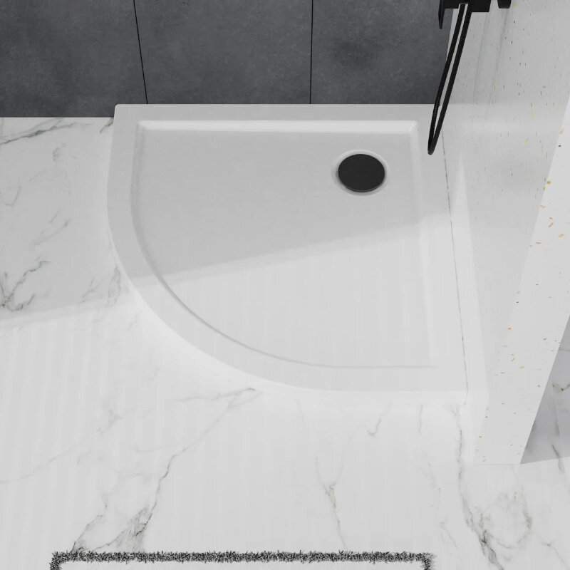 Изображение товара Душевой поддон Vincea VST-5AQ-9090, 90x90 см, четверть круга, акриловый, белый