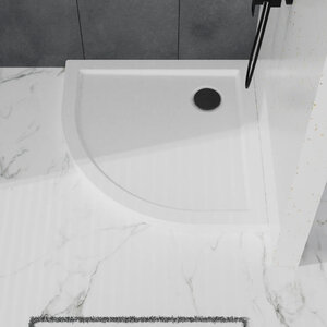 Изображение товара Душевой поддон Vincea VST-5AQ-9090, 90 x 90 см, четверть круга, акриловый, белый