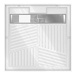 Изображение товара Душевой поддон Belux Опера ДП-90 SET 4810924274069, 90 x 90 см, квадратный, искусственный камень, белый