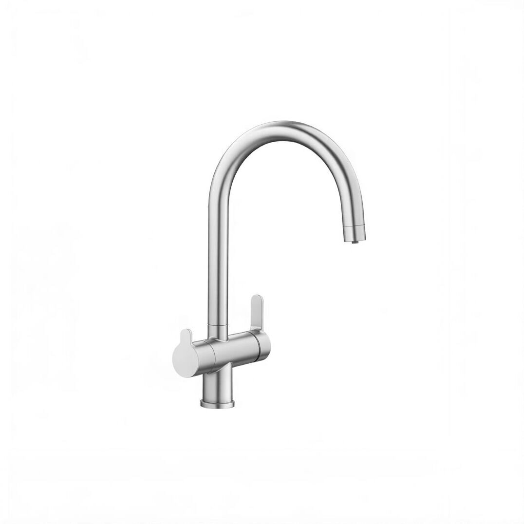 Изображение товара Смеситель Blanco Trima 525820 с разделением воды и вращающимся изливом Изображение товара Смеситель Blanco Trima 525820 с разделением воды и вращающимся изливом
