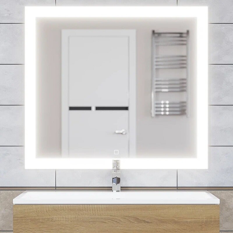 Изображение товара Зеркало Uperwood Barsa 2930205445, 90 см, с подсветкой, сенсорный выключатель, антизапотевание Изображение товара Зеркало Uperwood Barsa 2930205445, 90 см, с подсветкой, сенсорный выключатель, антизапотевание