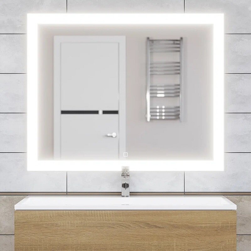 Изображение товара Зеркало Uperwood Barsa 2930205444, 100 см, с подсветкой, сенсорный выключатель, антизапотевание Изображение товара Зеркало Uperwood Barsa 2930205444, 100 см, с подсветкой, сенсорный выключатель, антизапотевание