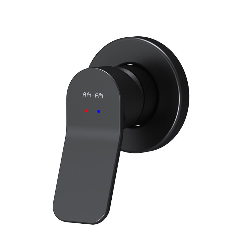 Изображение товара Смеситель Am.Pm X-Joy F85A65022 для душа с черным матовым покрытием