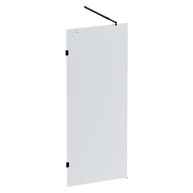 Изображение товара Душевая стенка Am.Pm X-Joy W94UWI-80-F1-BTE 80 см, прозрачное стекло, черный профиль