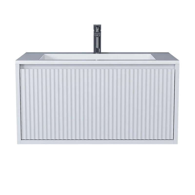 Изображение товара Подвесная тумба под раковину Uperwood Next Premium 80 см белый матовый