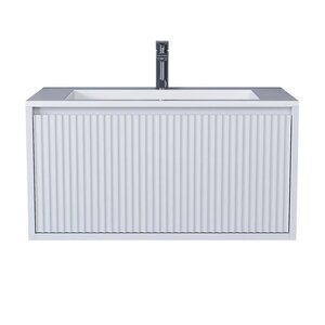 Изображение товара Подвесная тумба под раковину Uperwood Next Premium 80 см белый матовый