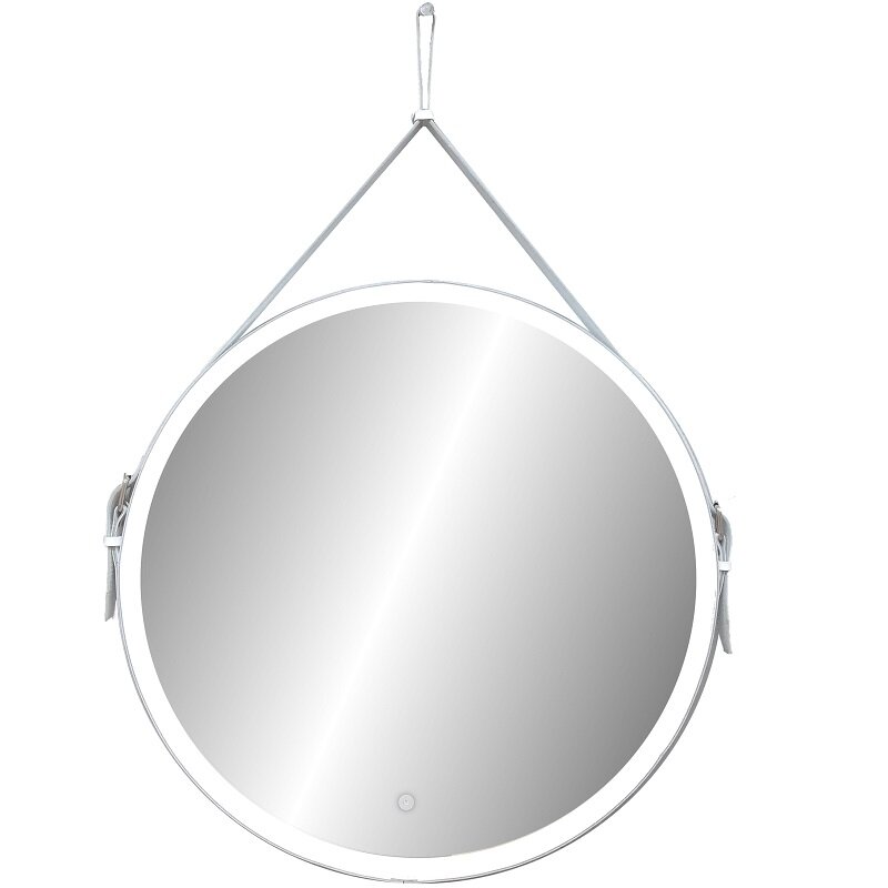 Изображение товара Зеркало Uperwood Round 291020279, 80 см, с подсветкой, сенсорный выключатель, цвет ремня белый