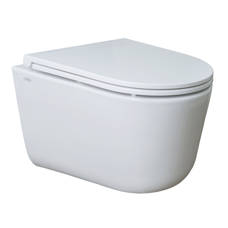 Изображение товара Подвесной унитаз Azario Grado AZ-0046-UQ3 безободковый белый