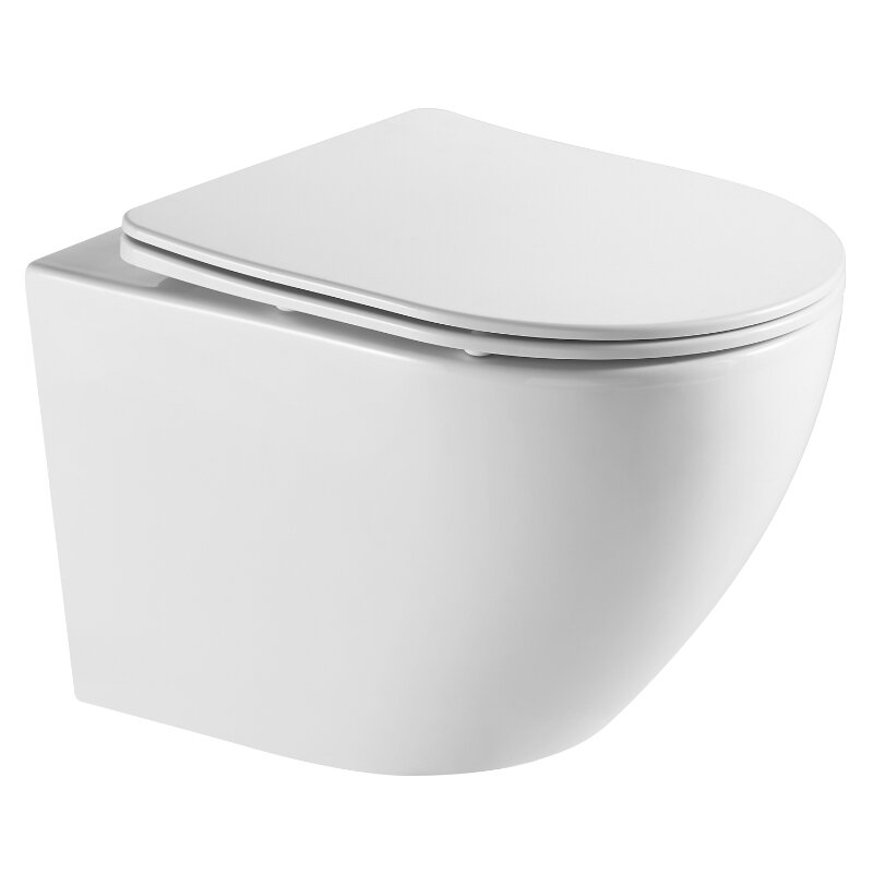 Изображение товара Подвесной унитаз Azario Grado AZ-0046-UQ1 безободковый белый