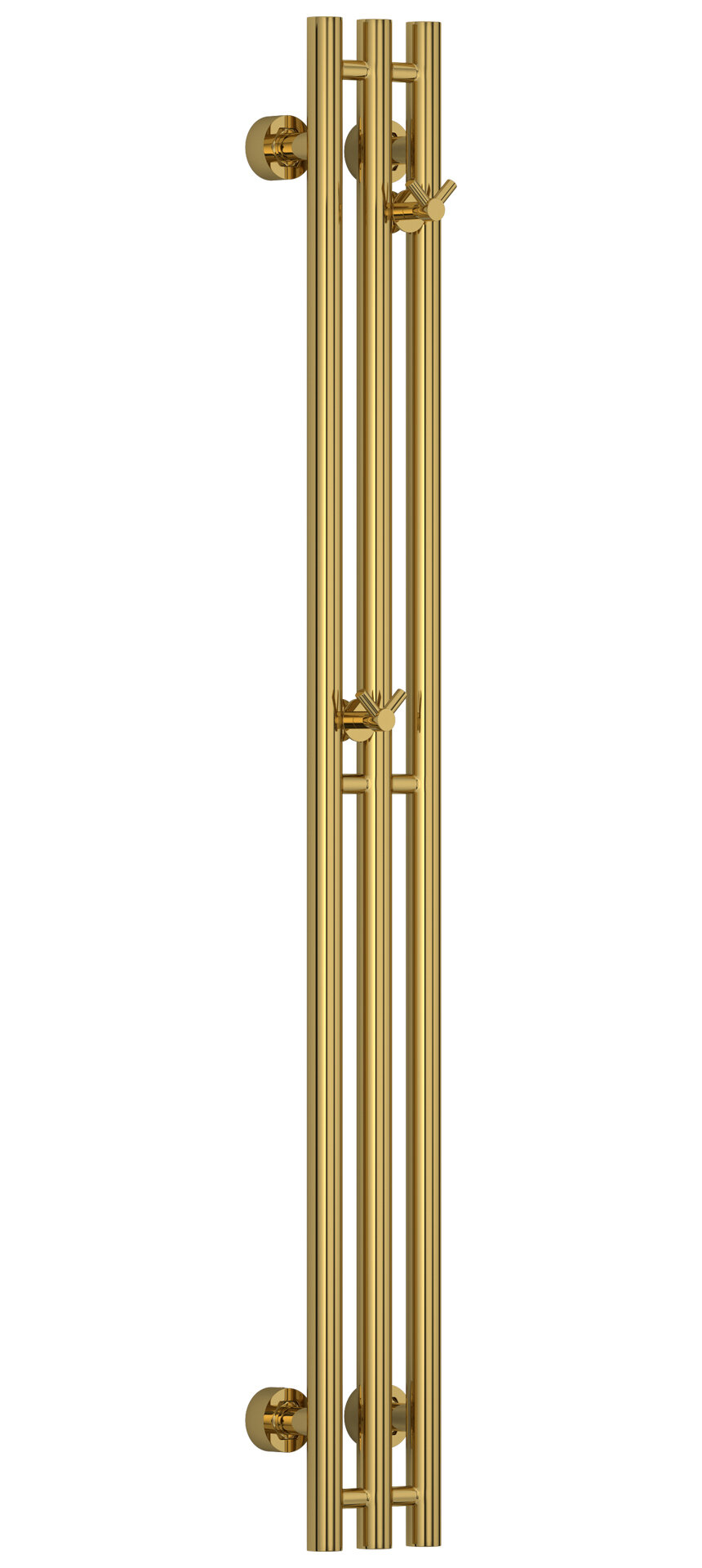 Изображение товара Полотенцесушитель водяной Сунержа Терция Pro, 03-0444-1210, 1200 x 100, ширина 15 см, высота 120 см, золото