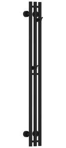 Изображение товара Полотенцесушитель водяной Сунержа Терция Pro, 31-0444-1210, 1200 x 100, ширина 15 см, высота 120 см, матовый черный