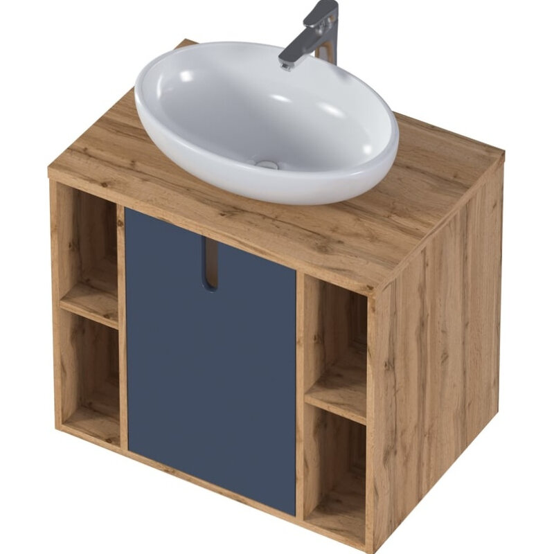 Изображение товара Тумба под раковину 1Marka Uta Ц0000031348 70 см подвесная синий