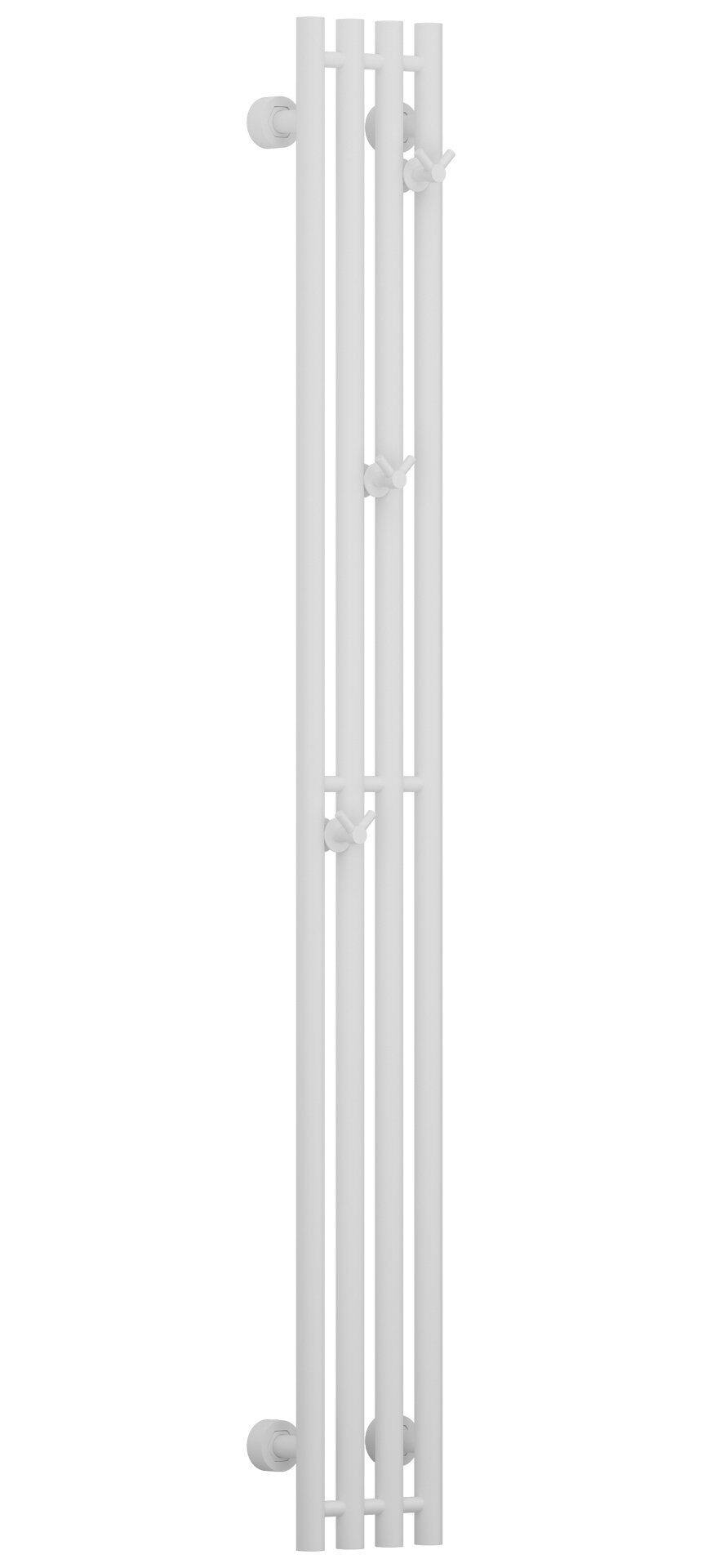 Изображение товара Полотенцесушитель водяной Сунержа Кантата Pro, 30-0446-1515, 1500 x 150, ширина 20 см, высота 150 см, матовый белый