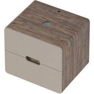 Изображение товара Тумба под раковину 1Marka Vortex Ц0000033056, 60 см, подвесная, цвет орех каньон коньяк/латте фактурный