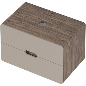 Изображение товара Подвесная тумба под раковину 80 см с ящиками и финишем орех каньон коньяк