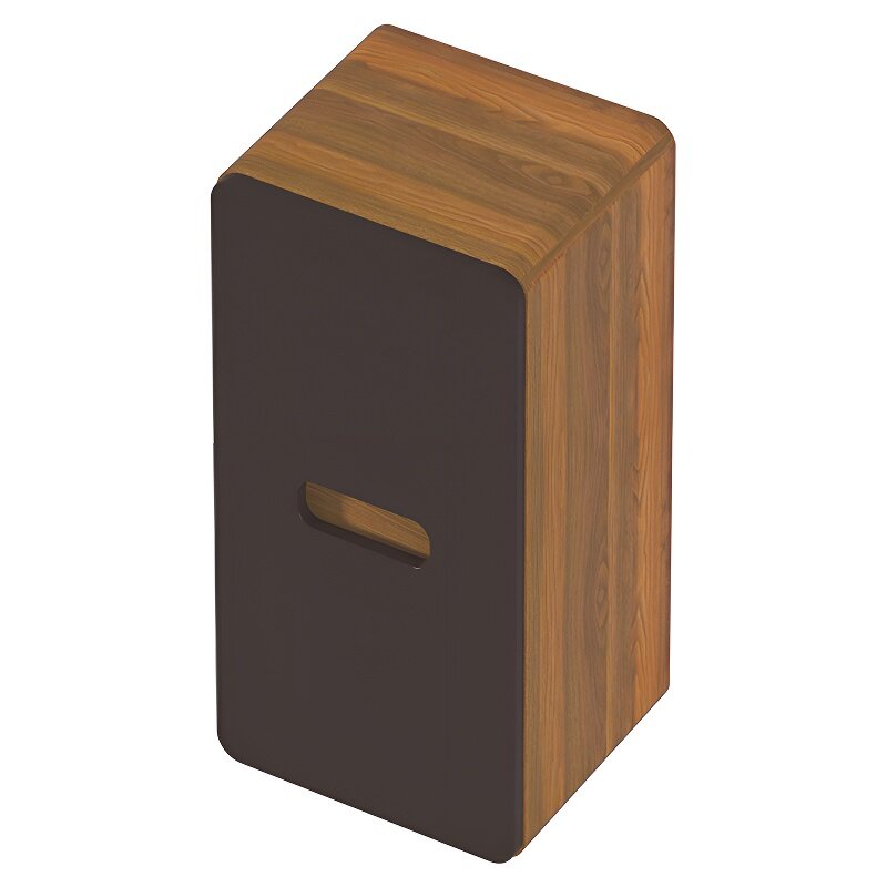 Изображение товара Пенал 1Marka Vortex Ц0000033030, 35 см, подвесной, цвет орех ноче тортона/монолит найт