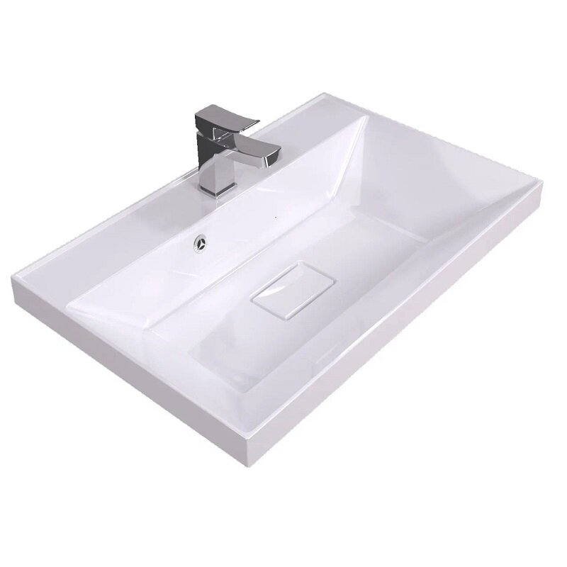 Изображение товара Раковина Uperwood Classic New 291021025 70 см с декоративной крышкой слива белый