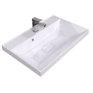 Изображение товара Раковина Uperwood Classic New 291021025 70 см с декоративной крышкой слива белый