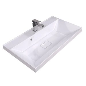 Изображение товара Раковина Uperwood Classic New 291021040, 80 см, с декоративной крышкой слива, цвет белый