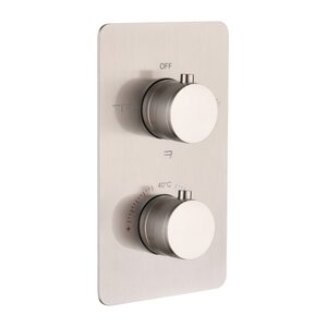 Изображение товара Смеситель Boheme Cell 134-3-NB для душа, термостатический, nickel brush