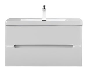 Изображение товара Тумба с раковиной Parly Spa River80, 80 см, подвесная, лилейно-белый