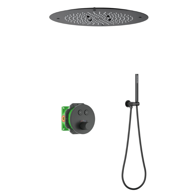 Изображение товара Душевая система Timo Saona SX-2370/03SM, цвет черный матовый