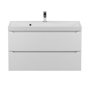 Изображение товара Тумба под раковину Uperwood Tanos 90 см белый матовый подвесная