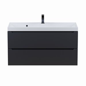 Изображение товара Тумба под раковину Uperwood Tanos 291020234 черная 100 см