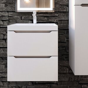 Изображение товара Подвесная тумба под раковину Uperwood Tanos NEW 50 см белый матовый