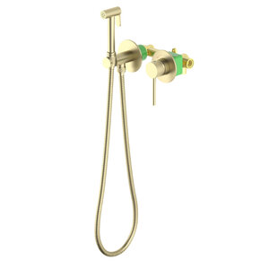 Изображение товара Гигиенический душ Timo Saona 2339/17SM со смесителем в золоте матовом