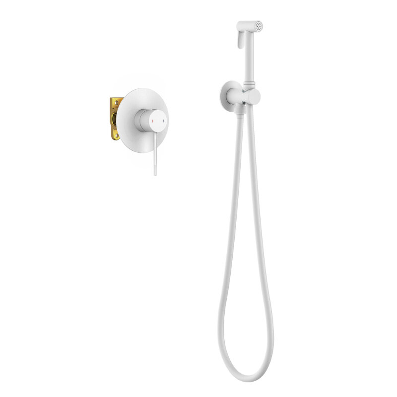 Изображение товара Гигиенический душ Timo Saona 2389/16SM со встроенным смесителем, белый матовый