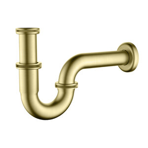 Изображение товара Сифон для раковины Timo 961/17L с матовой золотой отделкой