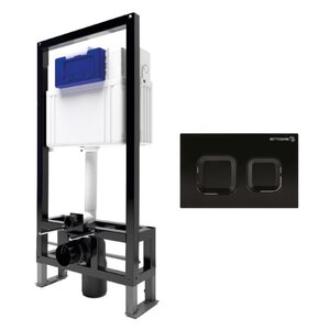 Изображение товара Инсталляция для унитаза Bettoserb Sava Free Standing Черная матовая