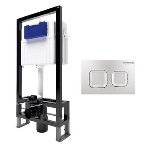 Изображение товара Инсталляция Bettoserb Sava Free Standing с механической клавишей и двухрежимным сливом