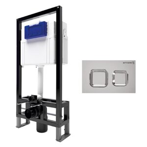 Изображение товара СЕТ Инсталляция Bettoserb Sava Free Standing + Клавиша смыва Smart хром глянец, SFS40006473