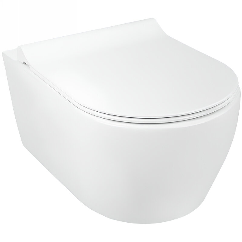 Изображение товара Безободковый подвесной унитаз Bettoserb Arc Line 49 мм белый