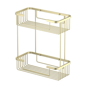 Изображение товара Настенная полка Timo Saona 13083/17 золото матовое, латунь 35.4х30 см