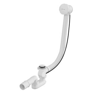 Изображение товара Слив-перелив полуавтомат Whitecross SPWC60WHG 60 см белый для ванны