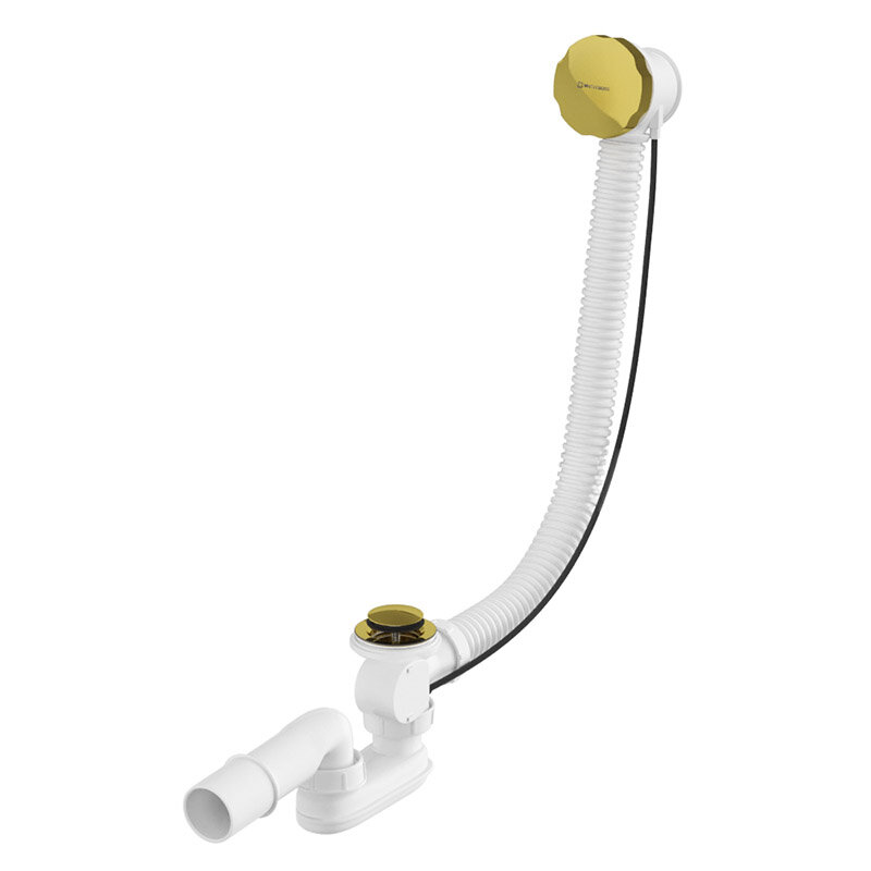 Изображение товара Слив-перелив автомат Whitecross SPWC60GL 60 см золото для ванны