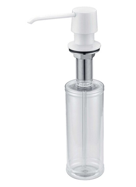 Изображение товара Дозатор встраиваемый для жидкого мыла Zorg Inox ZR-20 WHITE 250 мл