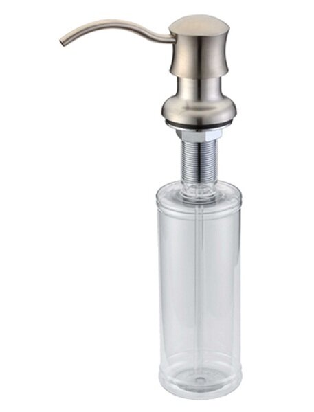 Изображение товара Дозатор встраиваемый для жидкого мыла Zorg Inox ZR-21 STEEL, цвет сталь