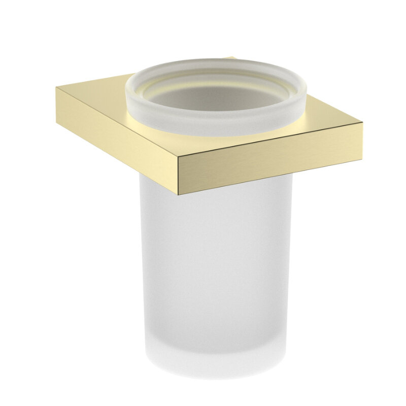 Изображение товара Стакан для зубных щеток Timo Petruma 15233/17 матовое золото настенный