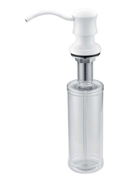 Изображение товара Встраиваемый дозатор для жидкого мыла Zorg Inox ZR-21 WHITE 250 мл латунь