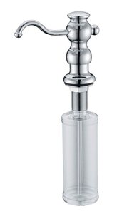 Изображение товара Дозатор встраиваемый для жидкого мыла Zorg Inox ZR-25 CR, цвет хром