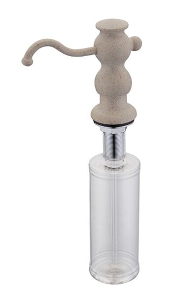 Изображение товара Дозатор встраиваемый для жидкого мыла Zorg Inox ZR-25 ПЕСОЧНЫЙ, цвет песочный