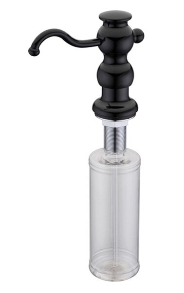 Изображение товара Дозатор встраиваемый для жидкого мыла Zorg Inox ZR-25 BLACK, цвет черный Изображение товара Дозатор встраиваемый для жидкого мыла Zorg Inox ZR-25 BLACK, цвет черный