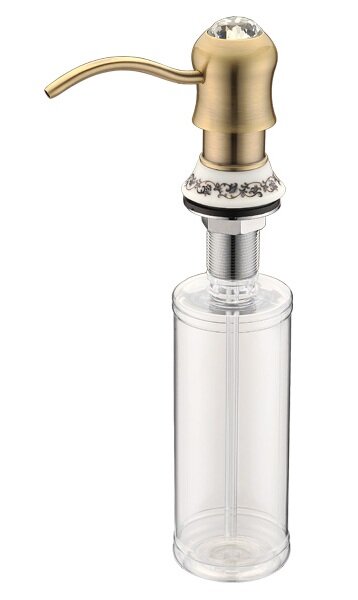 Изображение товара Дозатор встраиваемый для жидкого мыла Zorg Inox ZR-26 бронза